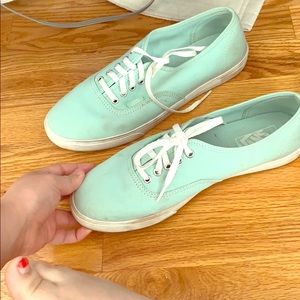 Turquoise vans